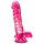 B Yours Basic 8 - herés dildó - 23cm (pink)