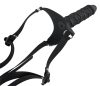 You2Toys - Silicone Strap-On - felcsatolható dildó (fekete)