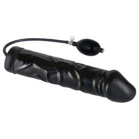   You2Toys - latex, pumpálható análtágító - nagy (fekete)