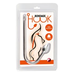 You2Toys - alumínium anál horog (179g) - ezüst
