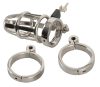 You2Toys - Chastity Cage - fém pénisz ketrec, lakattal