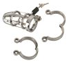 You2Toys - Chastity Cage - fém pénisz ketrec, lakattal