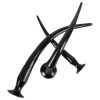 You2Toys - extra hosszú anál plug szett (3 részes) - fekete