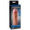 Pipedream - X-TENSION Perfect 1 - élethű péniszköpeny (17,7 cm, natúr)