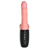 King Cock Plus 6,5 - herés lökő vibrátor - natúr