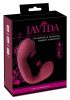 Javida Thumping - pulzáló G-pont és csikló vibrátor (piros)