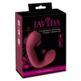   Javida Thumping - pulzáló G-pont és csikló vibrátor (piros)