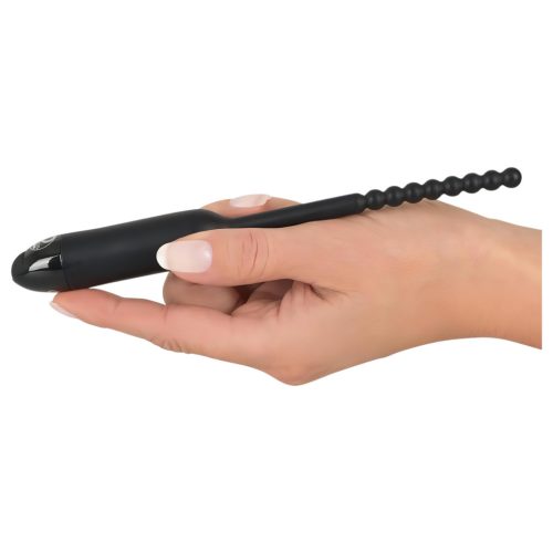 You2Toys Pearl Dilator - gömbös húgycső vibrátor - 0,8cm (fekete)