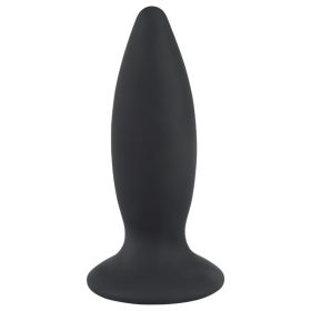   Black Velvets S - akkus, kezdő anál vibrátor - kicsi (fekete)