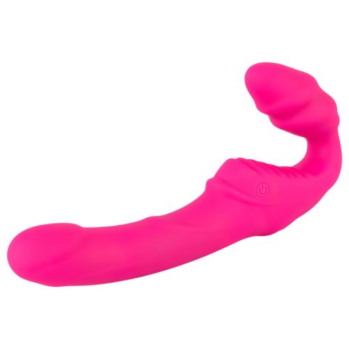 Double2Teaser - felcsatolható vibrátor tartópánt nélkül (pink)