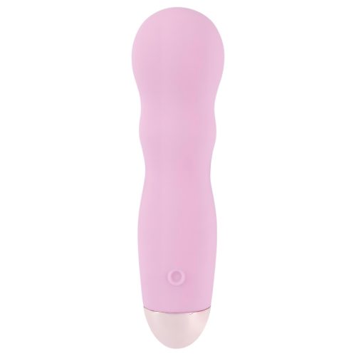 Cuties Mini Rose - akkus, hullámos vibrátor (pink)