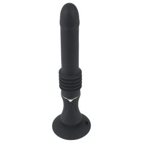   You2Toys Fucking Machine - tapadókorongos lökő vibrátor (fekete)