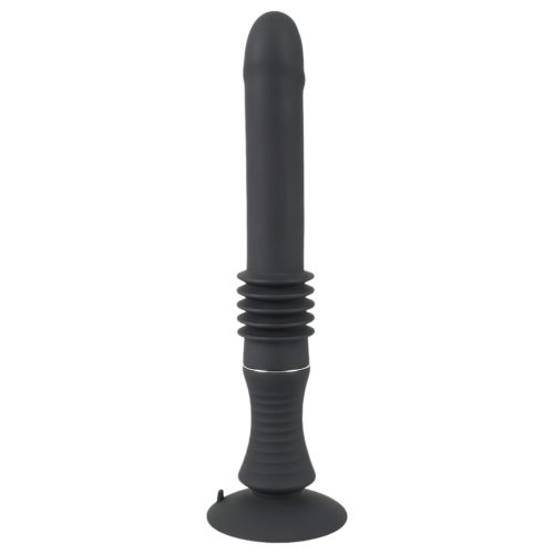 You2Toys Fucking Machine - tapadókorongos lökő vibrátor (fekete)