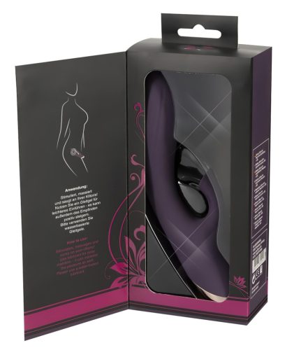 Javida - vízálló, vibrátor csiklószívóval (lila)