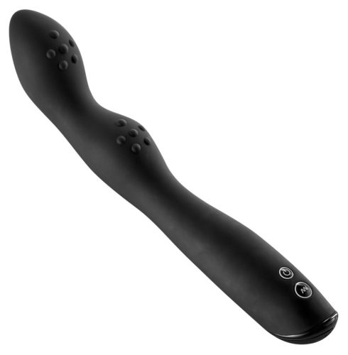 Rebel P-Spot - 2 motoros prosztata vibrátor (fekete)