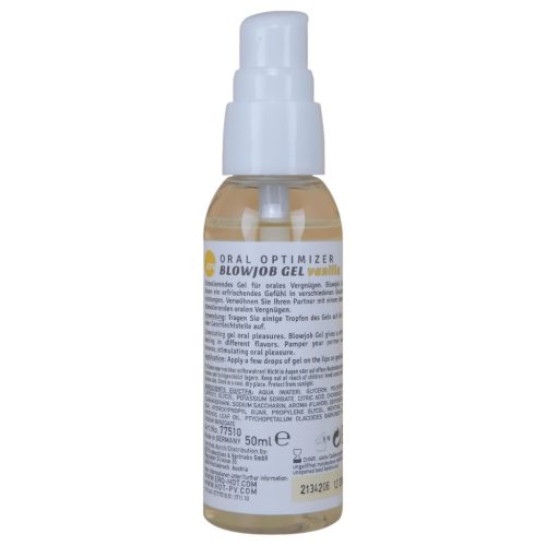 Blowjob Gel - orál síkosító gél - vanília (50ml)
