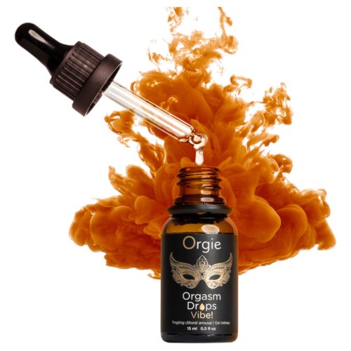 Orgie Orgasm Drops Vibe - bizsergető intim gél nőknek (15ml)
