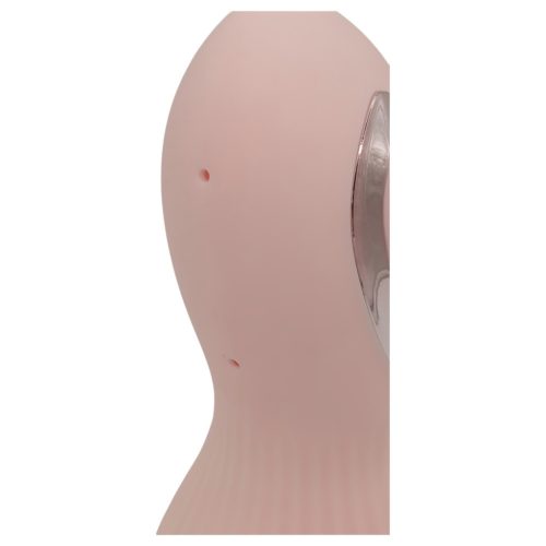Lonely - akkus, vízálló szívó-nyaló mell vibrátor (pink)