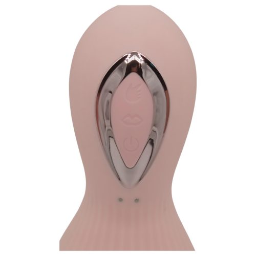 Lonely - akkus, vízálló szívó-nyaló mell vibrátor (pink)