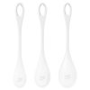 Satisfyer Yoni Power 1 - gésagolyó szett - fehér (3 részes)