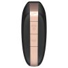 Satisfyer Love Triangle - okos léghullámos csiklóizgató (fekete)