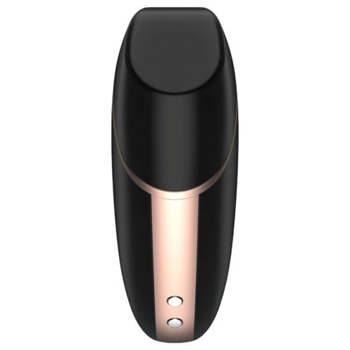 Satisfyer Love Triangle - okos léghullámos csiklóizgató (fekete)