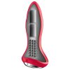 Satisfyer Rotator Plug 1 - gyöngyös anál vibrátor (piros)