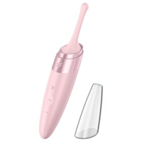   Satisfyer Twirling Delight - vízálló csikló vibrátor (pink)