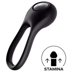   Satisfyer Majestic Duo - akkus, vízálló péniszgyűrű (fekete)
