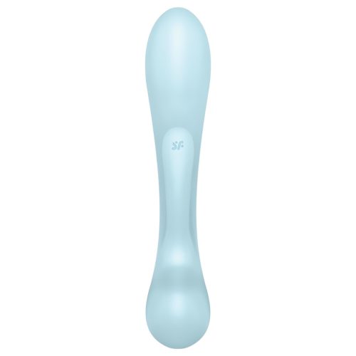 Satisfyer Triple Oh - akkus, csiklókaros vibrátor (kék)