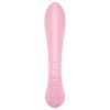 Satisfyer Triple Oh - akkus, csiklókaros vibrátor (pink)