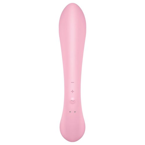 Satisfyer Triple Oh - akkus, csiklókaros vibrátor (pink)