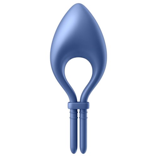 Satisfyer Bullseye - okos vibrációs péniszgyűrű (kék)