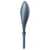 Satisfyer Bullseye - okos vibrációs péniszgyűrű (szürke)