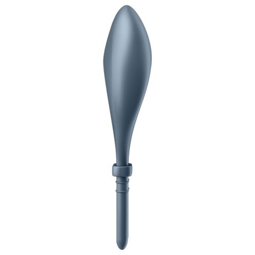 Satisfyer Bullseye - okos vibrációs péniszgyűrű (szürke)