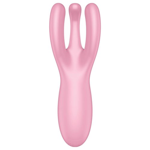 Satisfyer Threesome 4 - okos csikló vibrátor (pink)