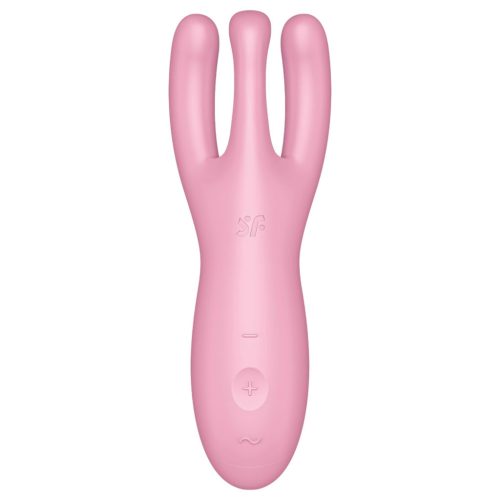 Satisfyer Threesome 4 - okos csikló vibrátor (pink)