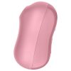Satisfyer Cotton Candy - léghullámos csikló vibrátor (korall)