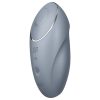 Satisfyer Tap & Climax 1 - 2in1 csikló vibrátor (szürke)