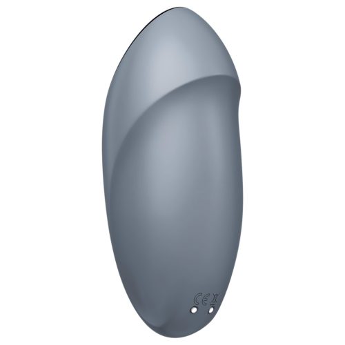 Satisfyer Tap & Climax 1 - 2in1 csikló vibrátor (szürke)