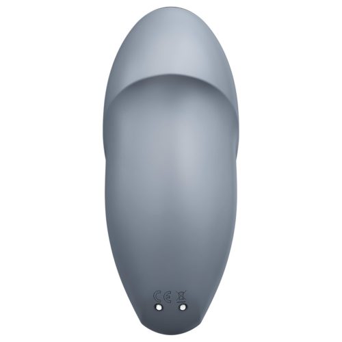 Satisfyer Tap & Climax 1 - 2in1 csikló vibrátor (szürke)
