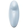 Satisfyer Tap & Climax 2 - 2in1 csiklóizgató és vibrátor (kék)