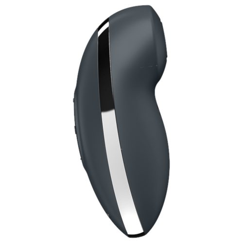 Satisfyer Tap & Climax 2 - 2in1 csikló vibrátor (szürke)