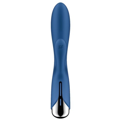 Satisfyer Spinning Rabbit 1 - forgó csiklókaros vibrátor (kék)