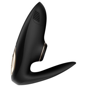   Satisfyer Pro 4 Couples - léghullámos párvibrátor (fekete)