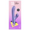 ROMP Pulse - G-pont vibrátor léghullámos csiklóizgatóval (lila)