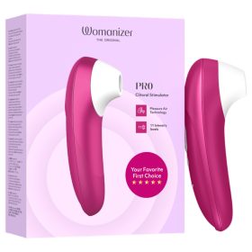 Womanizer Pro - léghullámos csiklóizgató (pink)