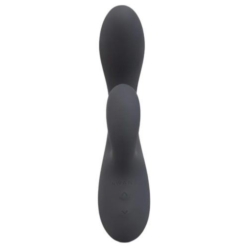 le Wand Soft Rabbit - 2 motoros csiklókaros vibrátor (fekete)