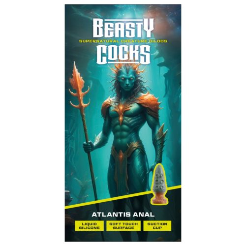 Beasty Cocks Atlantis - atlantiszi análplug (zöld)