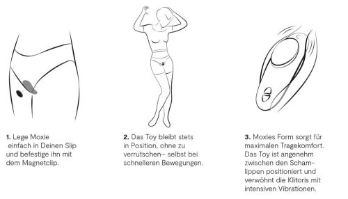 We-Vibe Moxie+ - rádiós, okos csikló vibrátor (türkiz)